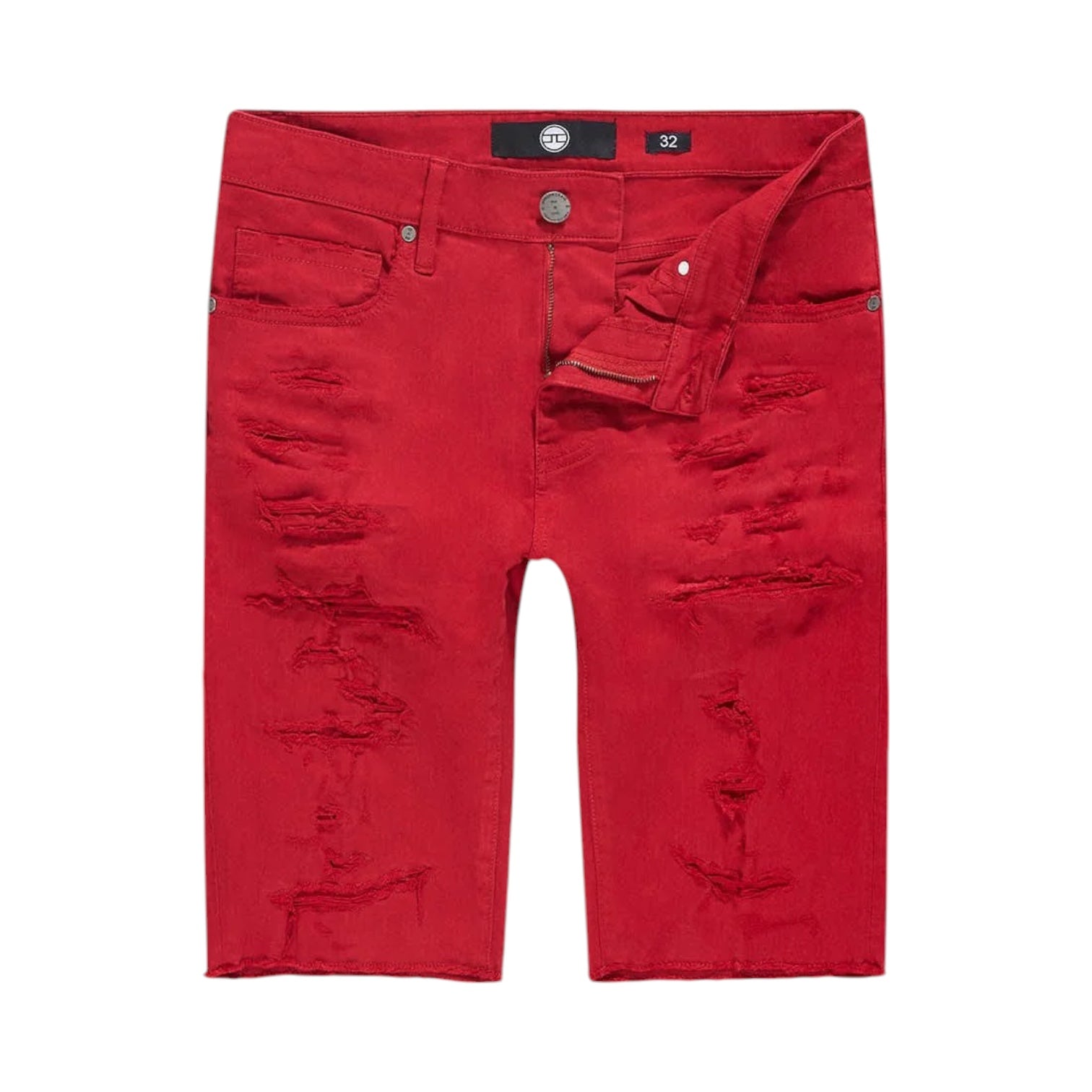 JORDAN CRAIG: Shredded Denim Shorts J3219